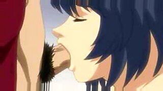 Một cô gái anime hentai với mông to thích thú trong một bộ phim hoạt hình.